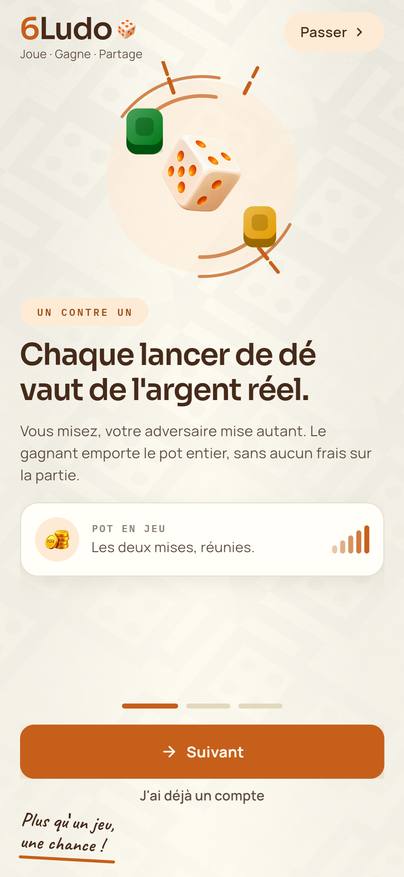 Aperçu de l'application 6Ludo